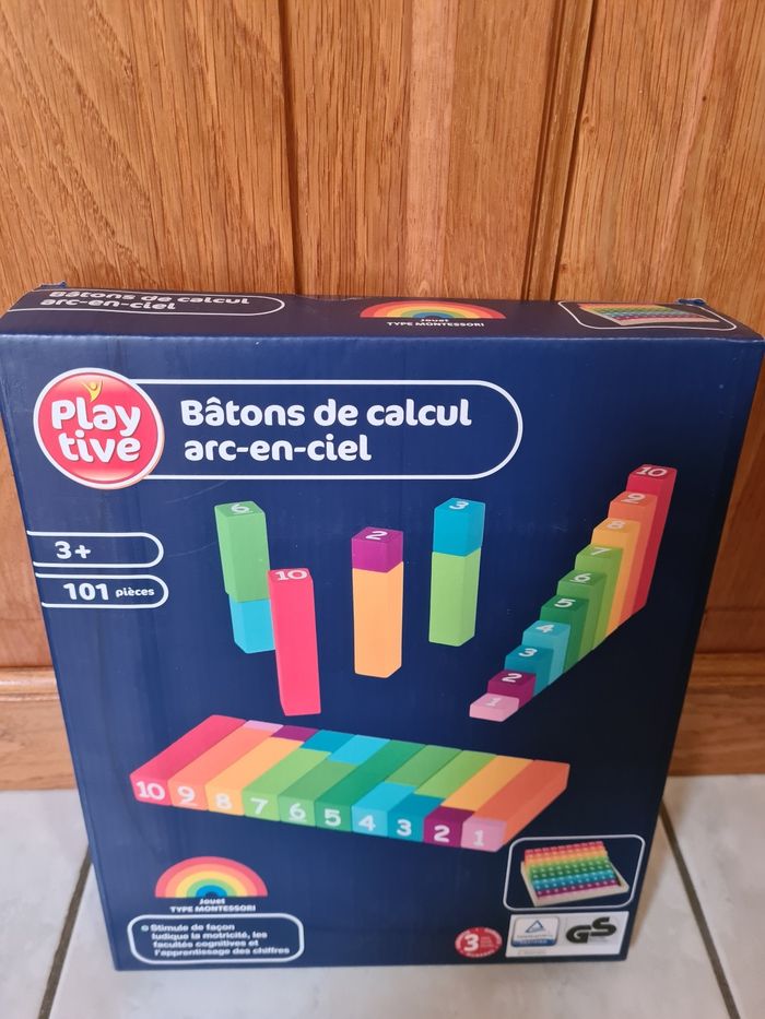 Bâtons de calcul  arc-en-ciel  playtive - photo numéro 4