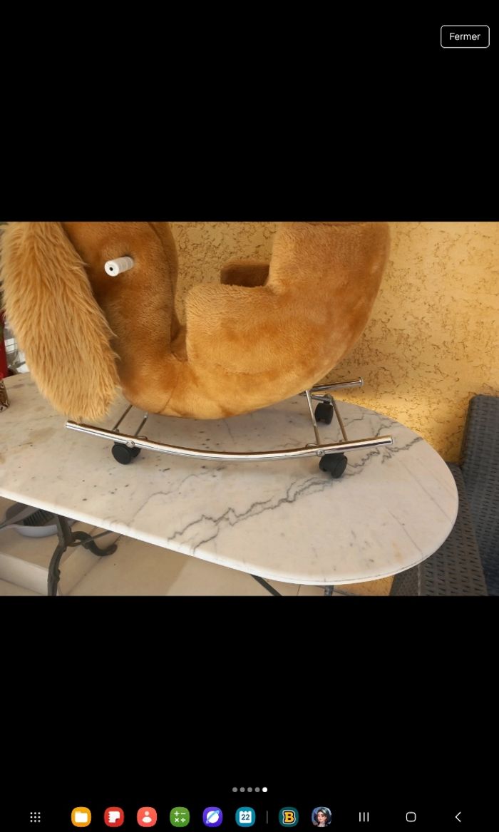 Chien à bascule peluches - photo numéro 5
