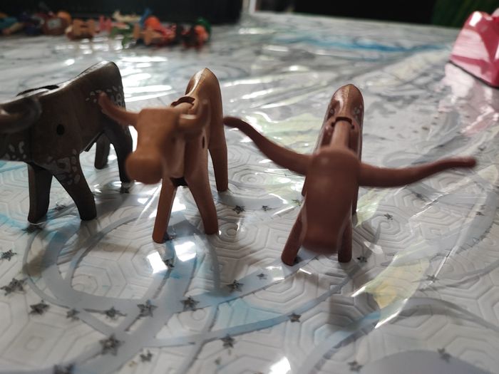 Playmobil 3 Longhorn vache boeuf - photo numéro 9