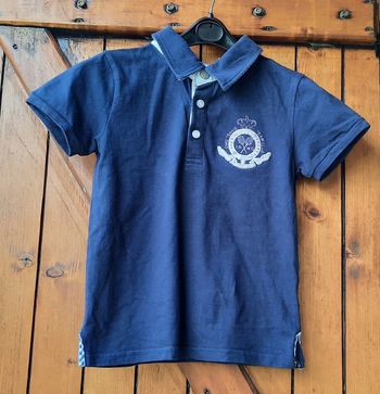 Polo bleu IDMG 6 ans