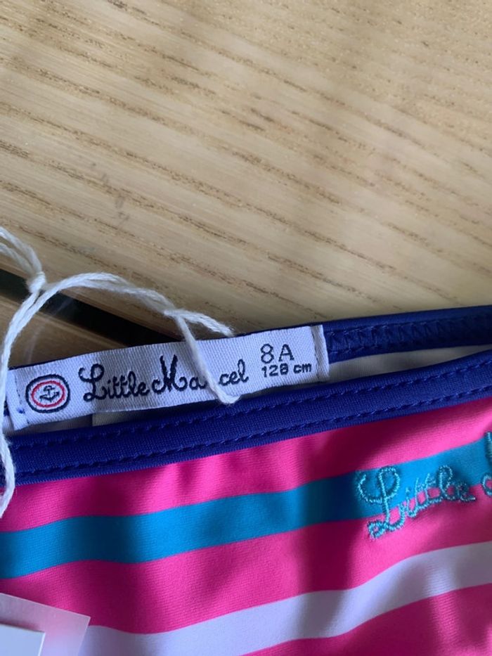 Culotte de maillot de bain marinière | bas bikini Taille 8ans - photo numéro 5