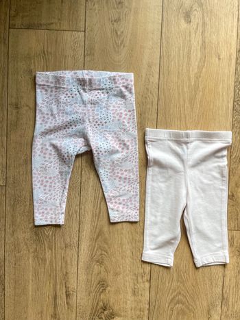 Lot leggings bébé fille taille 6 mois