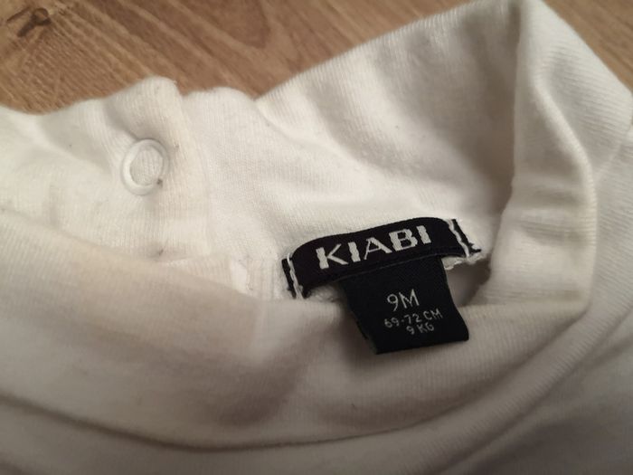 Sous pull stretch blanc 9 mois - photo numéro 2