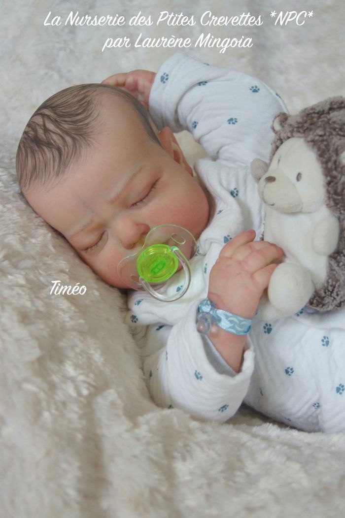 Timéo poupée bébé Reborn authentique 🩵 - photo numéro 5