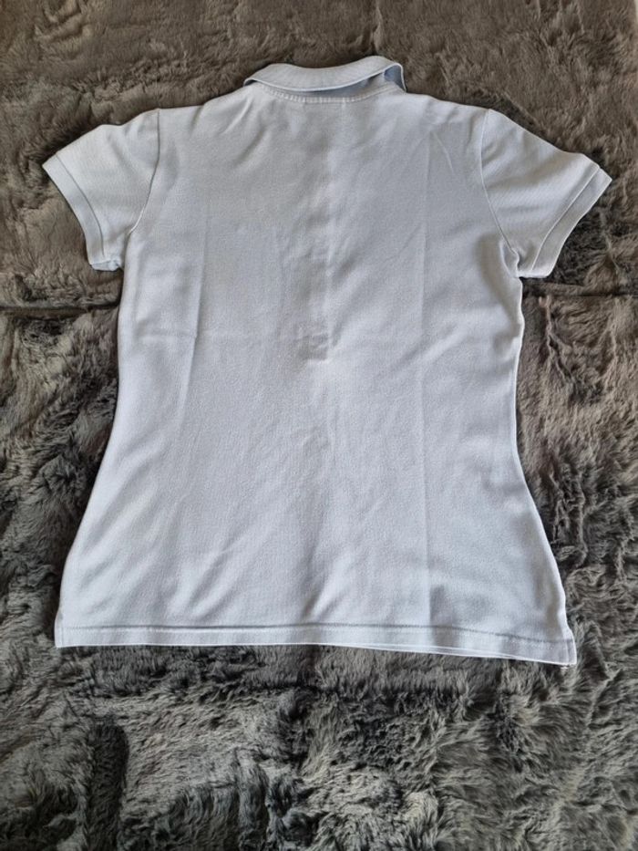 Polo manches courtes Lacoste bleu – Taille XS / 34 Femme - photo numéro 3