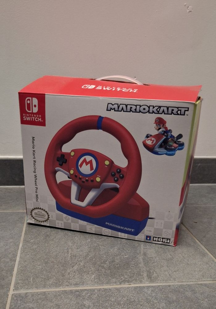 Volant et pédale Mario kart switch