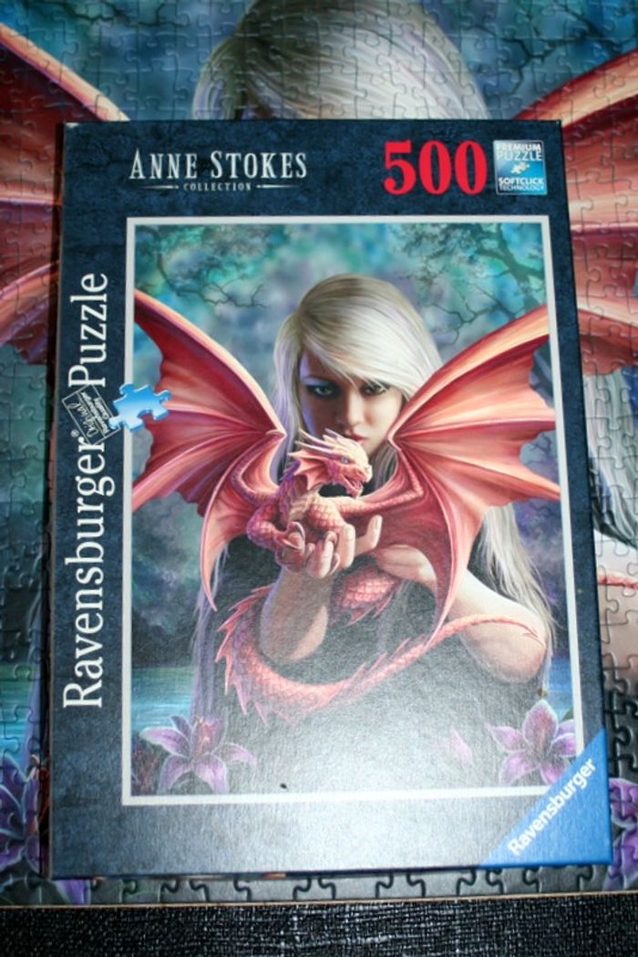 Puzzle 500 pièces Ravensburger collection Anne Stokes