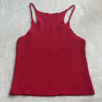 Débardeur rouge court