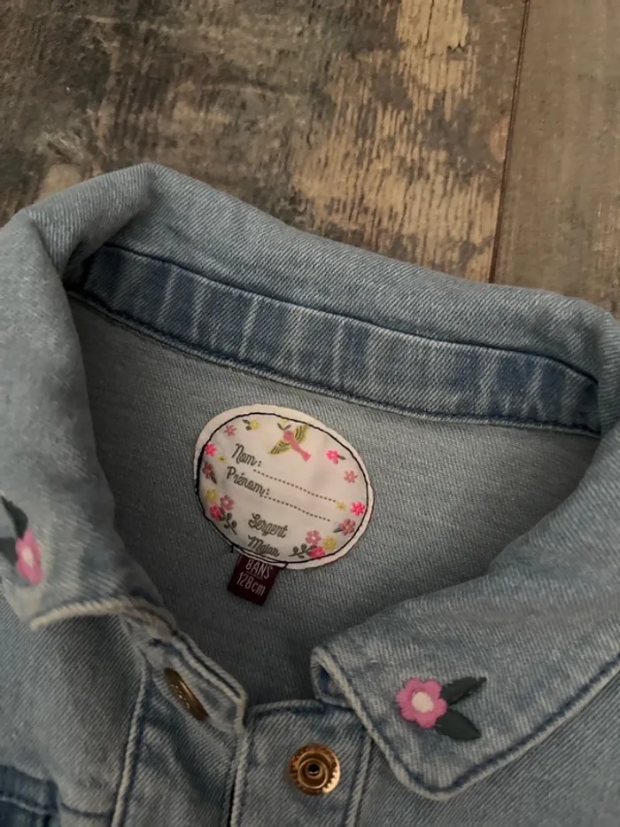 Veste en jean sergent major 8 ans - photo numéro 3