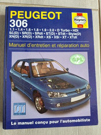 Manuel entretien Peugeot 306 