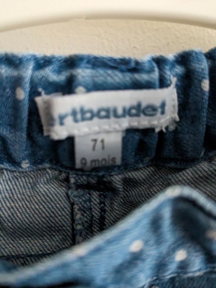 Short en jean à pois Verbaudet - photo numéro 2