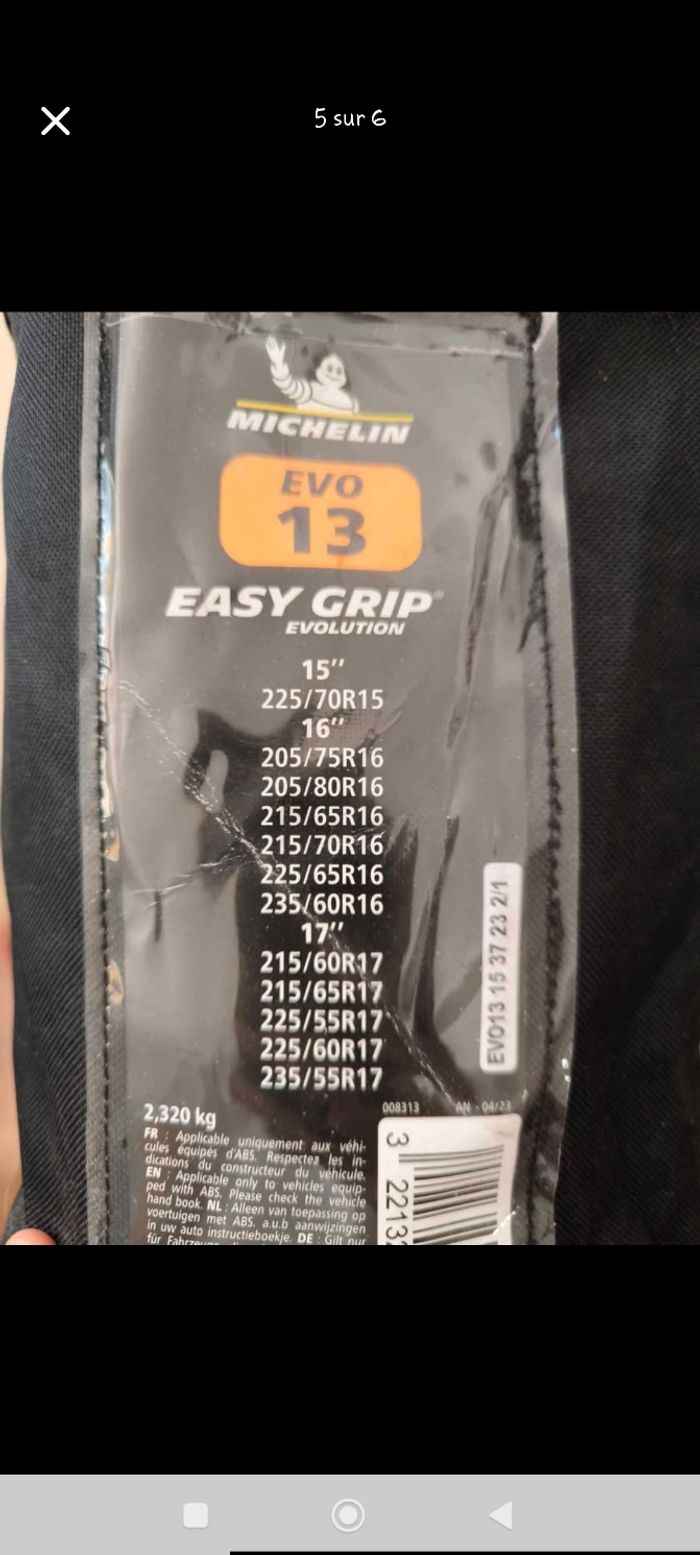 Chaine à neige - photo numéro 5