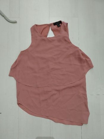 Débardeur chemisier vieux rose