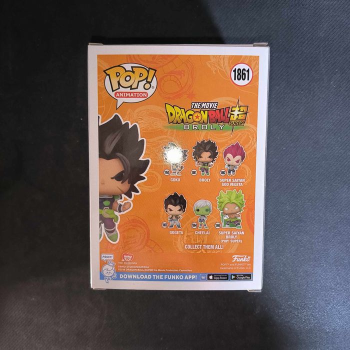 Figurine Funko Pop / Broly 1861 / Dragon Ball Super - photo numéro 2