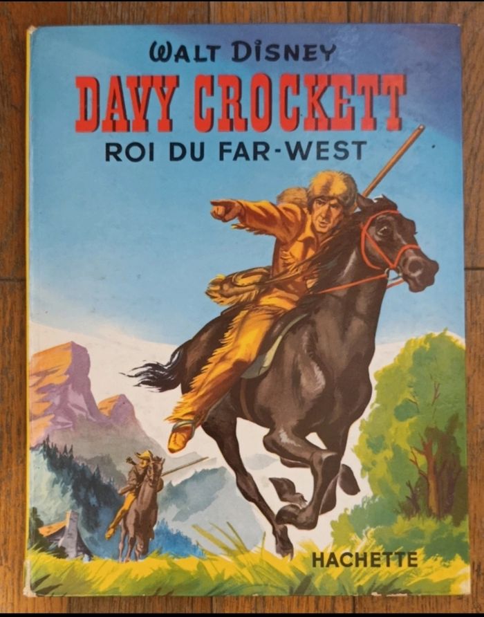 Lot Davy Crockett livre 1956 + journal de Mickey avec bd 1986 vintage - photo numéro 3