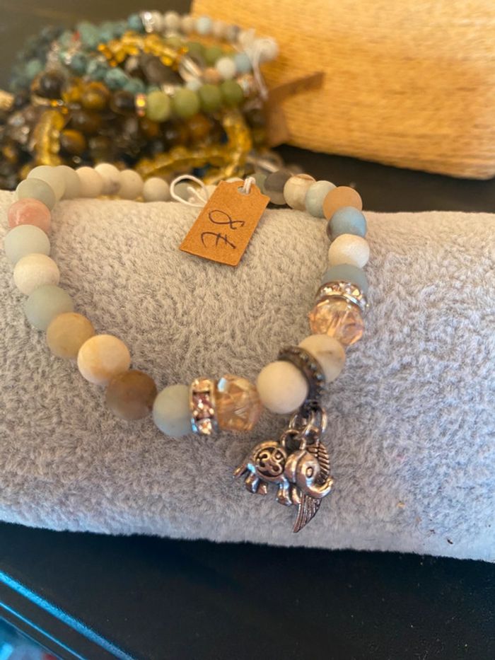 Bracelet en pierres minéraux amazonite