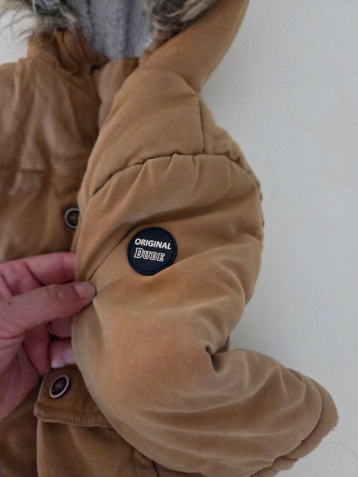 Doudoune marron bébé garçon 2 ans - photo numéro 3