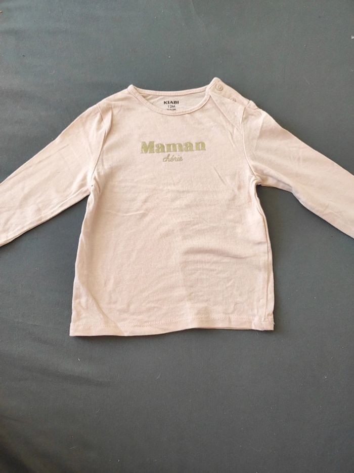 T-shirt manches longues 12 mois Kiabi