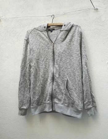 Gilet gris à fermeture éclair taille XS/14 ans Kiabi