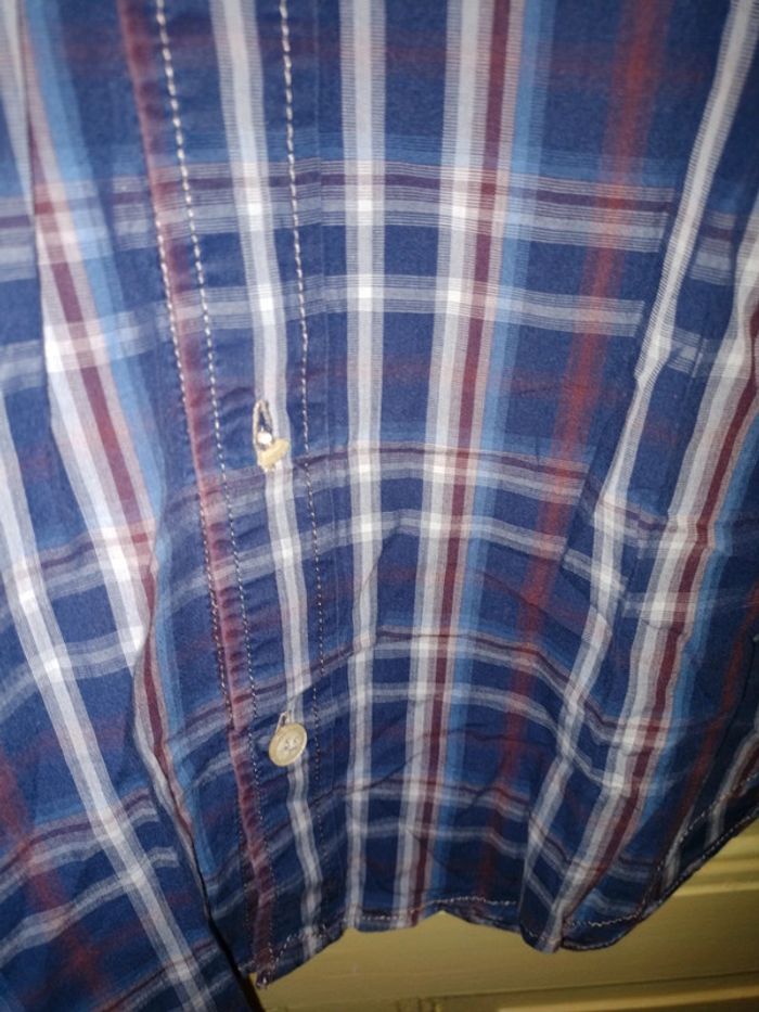 Chemise carreaux bleu - photo numéro 5