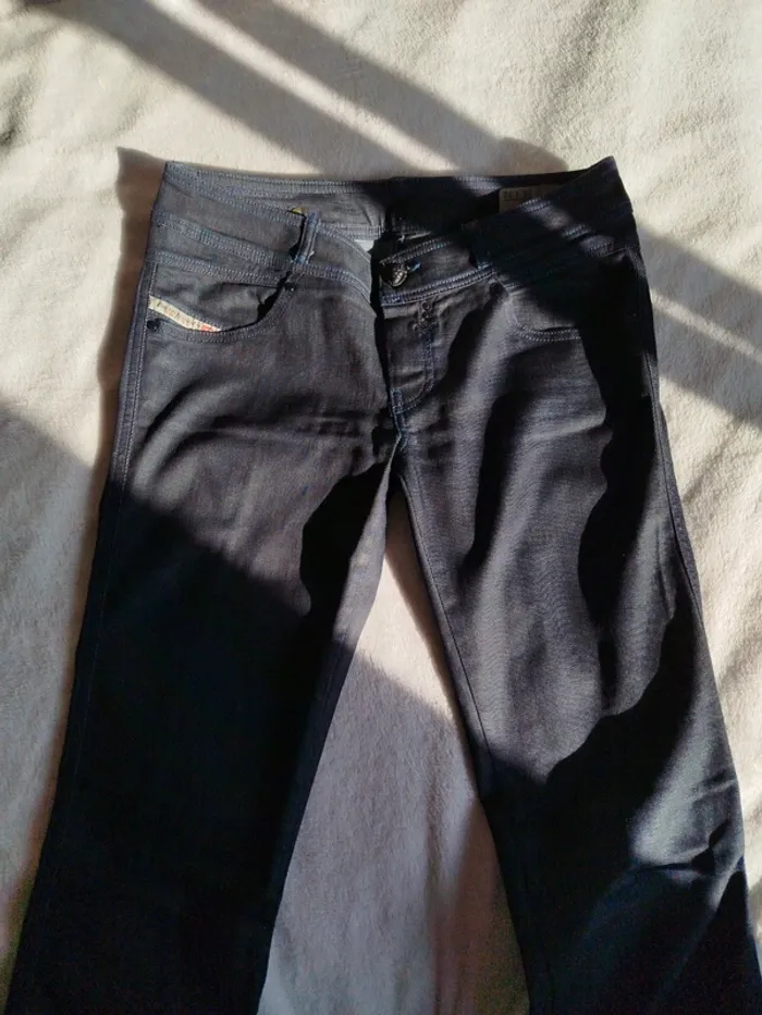 Jean Diesel femme modèle Rokket bleu brut - photo numéro 2