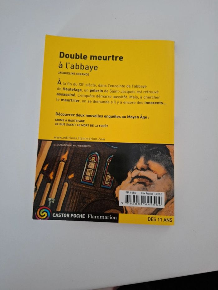 Livre Double meurtre à l'abbaye - photo numéro 2