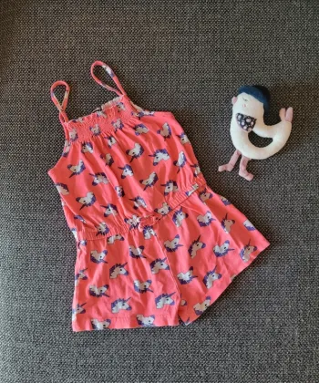 Combishort licornes taille 3-4 ans