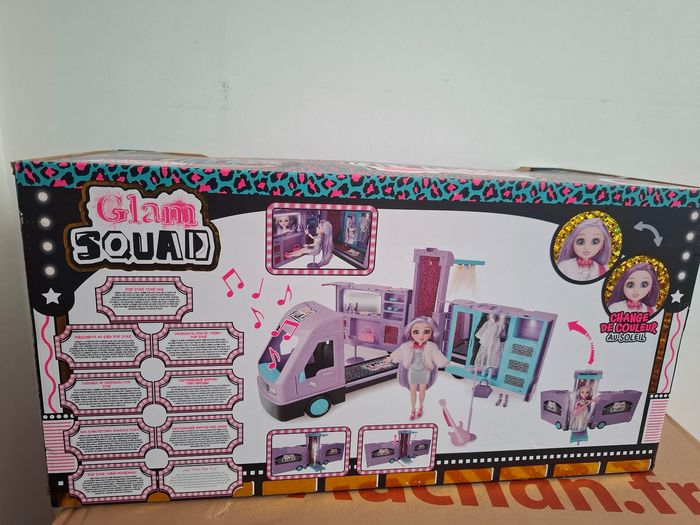 Véhicule, Voiture  Glam squad  pop star van tour avec poupée - photo numéro 5