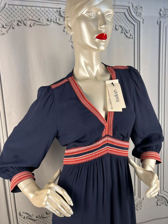 Robe longue Marine Ba&sh T1 / S neuve - photo numéro 2