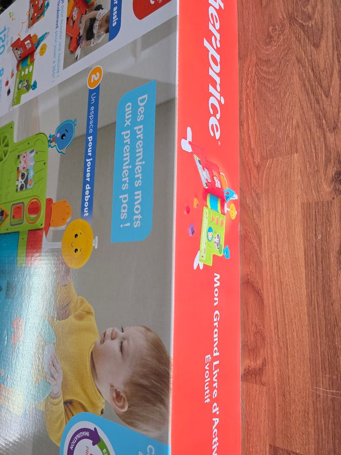 Jouet - FISHER PRICE - HCL05 - Cahier d'activités géant 2 en 1 - 3 niveaux d'apprentissage - Mixte - photo numéro 2