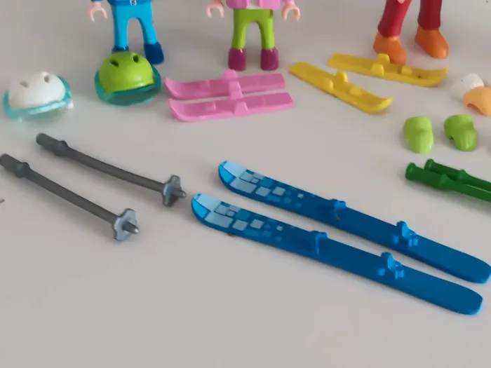 Enfants à la neige avec moniteur playmobil - photo numéro 17