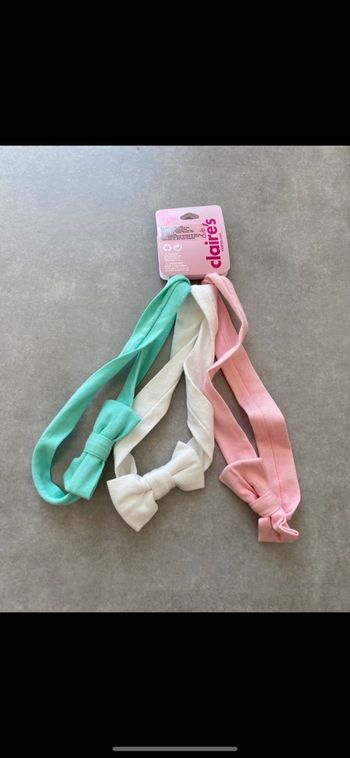 Lot de 3 bandeaux cheveux Neuf