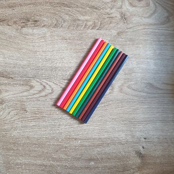 Lot de 10 crayons de couleurs #emyfleury_scolaire