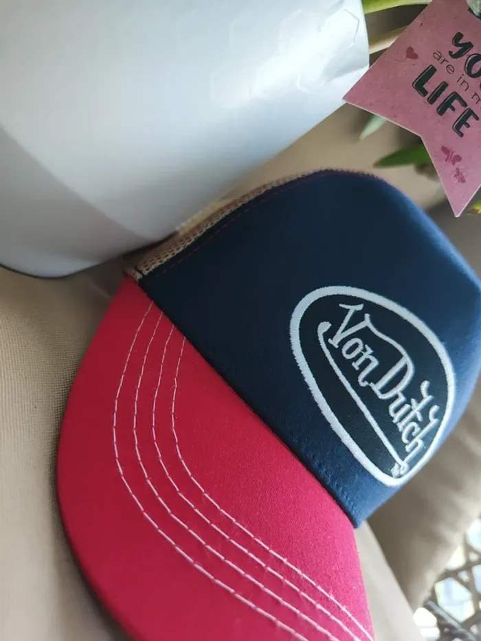 Casquette Trucker Von Dutch tricolore - photo numéro 4