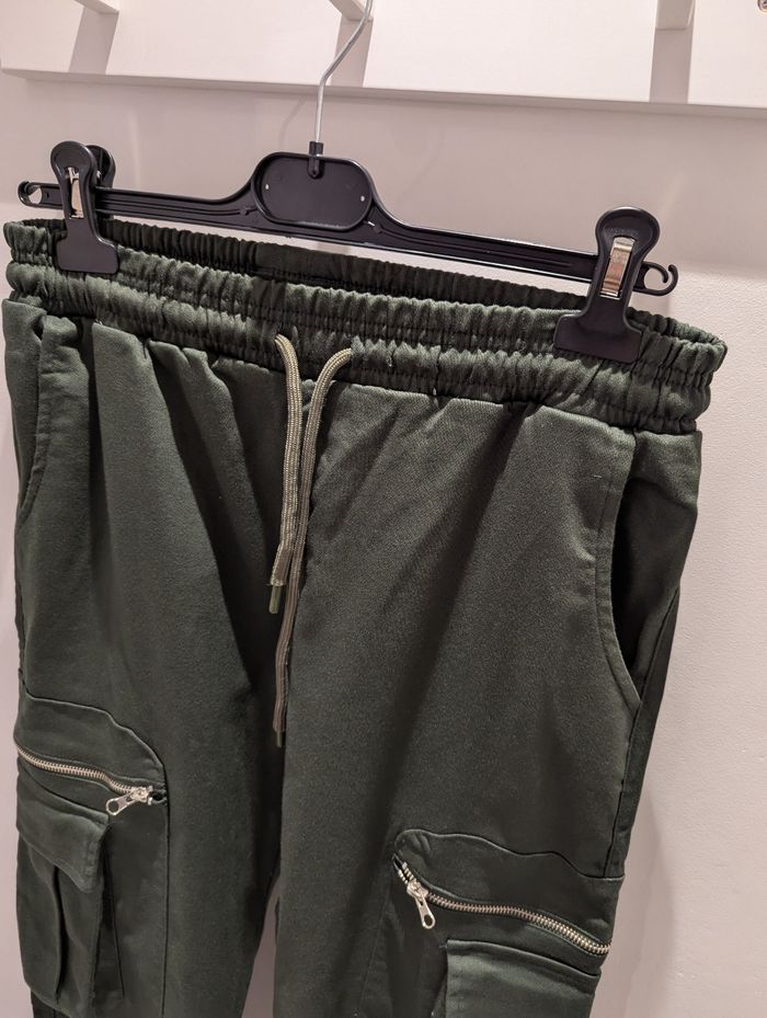 Pantalon jogging cargo kaki Sedan Taille M - photo numéro 2