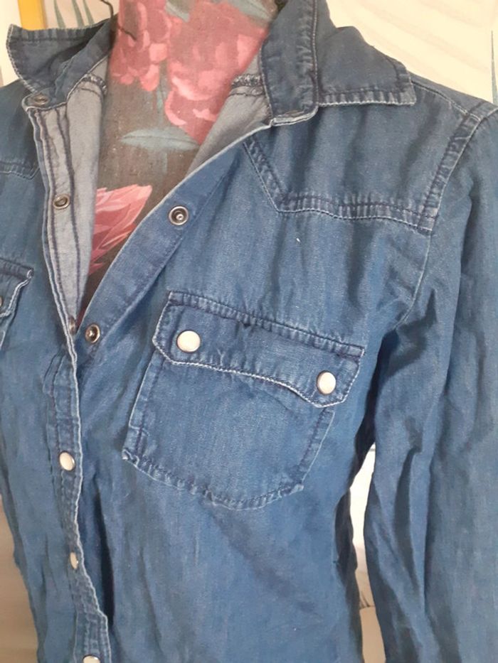 Chemise en jeans S - photo numéro 2