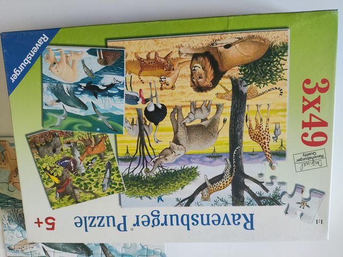Puzzles animaux 3*49