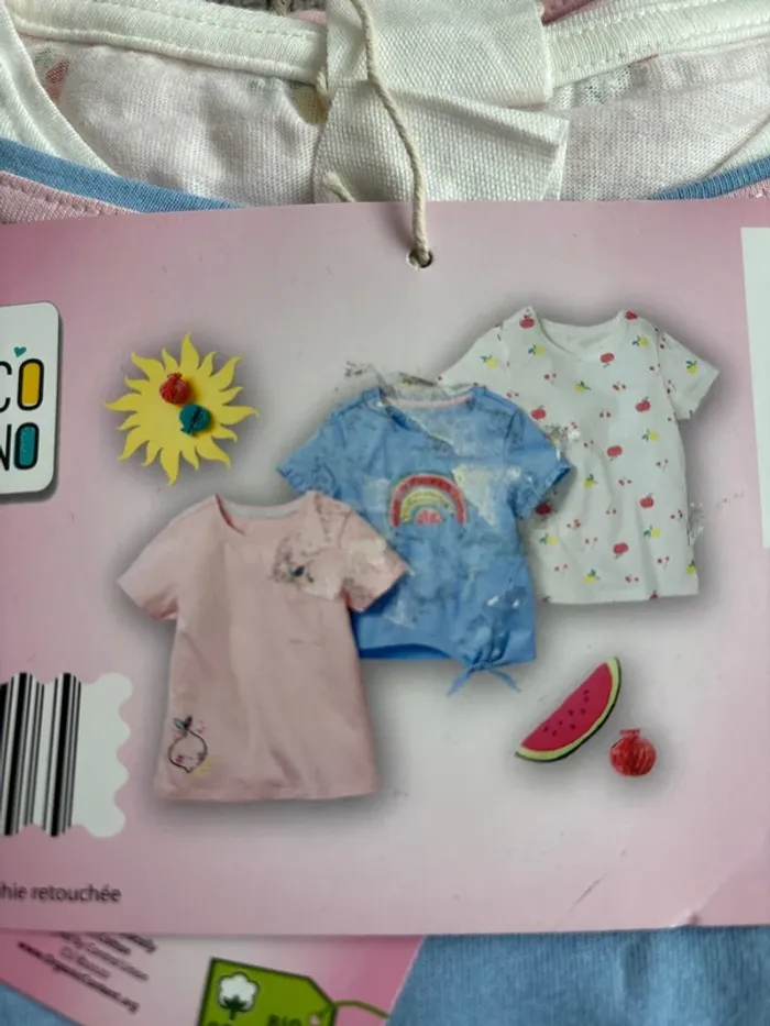 Lot de 3 tee-shirts - photo numéro 2