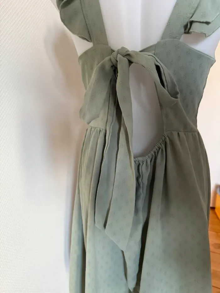 Robe d’été en très bon état Shein verte taille L - photo numéro 5