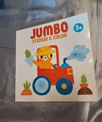 Jumbo Sticker & Color