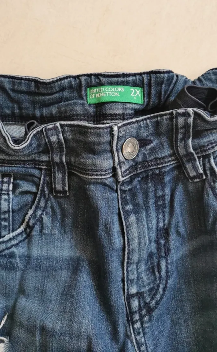 Jeans Benetton 11-12 ans - photo numéro 2