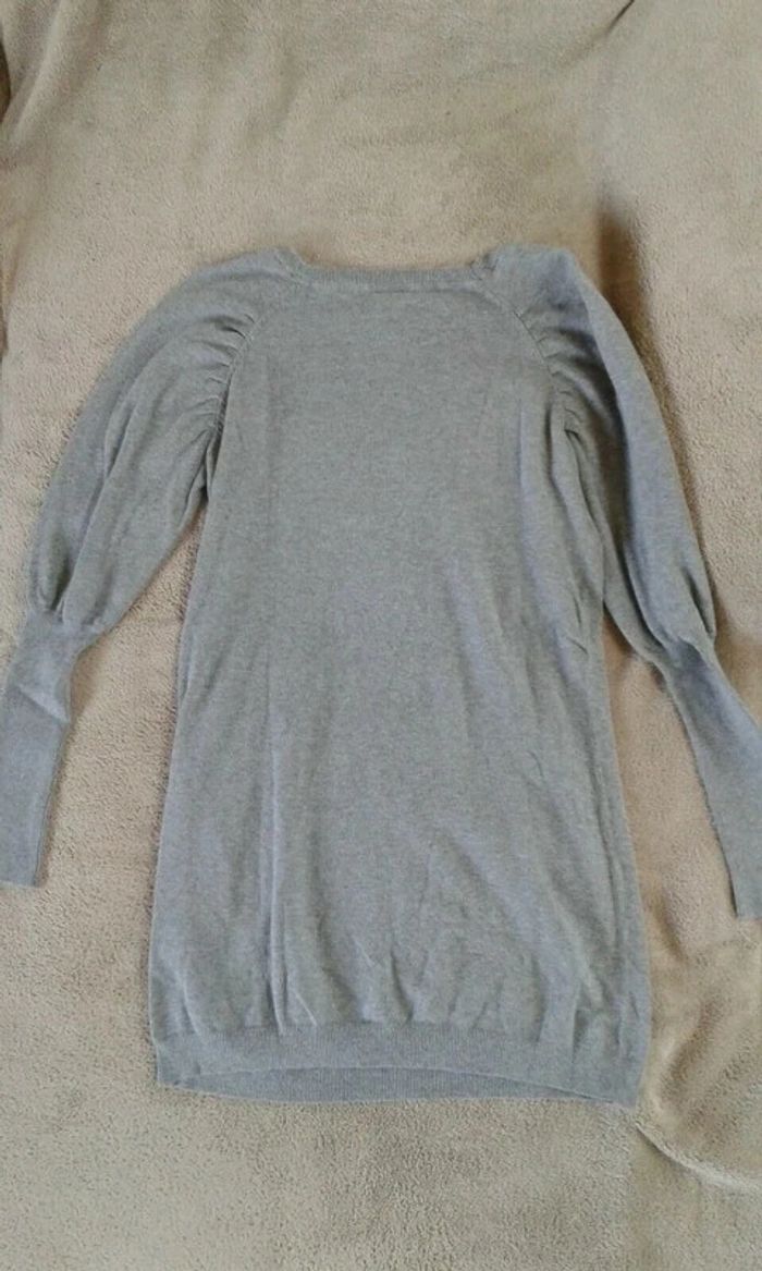 Robe Pull Tunique grise Caprice de fille - photo numéro 2