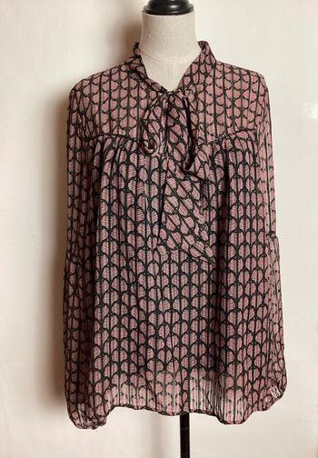 Blouse fluide rose et noire Lili&Lala 40