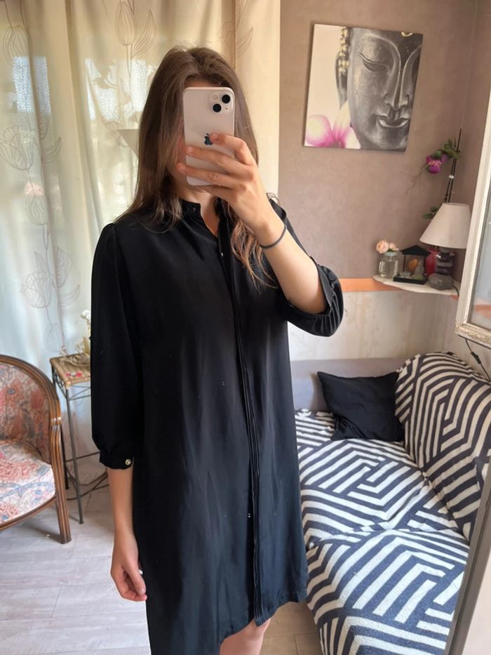 Robe noire pudique vintage y2k 2000yer - photo numéro 3