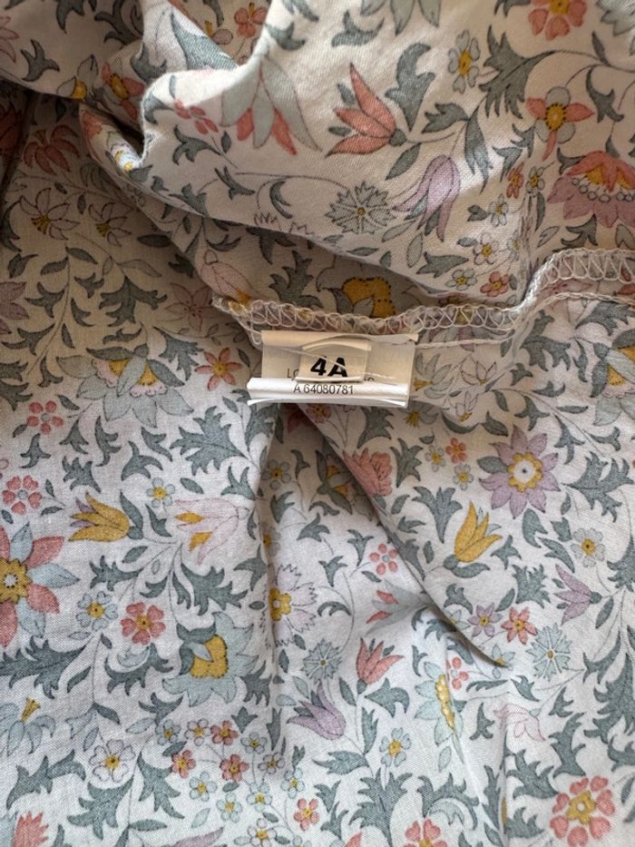 Magnifique blouse été fille 4 ans Lola palacios parfait état - photo numéro 3