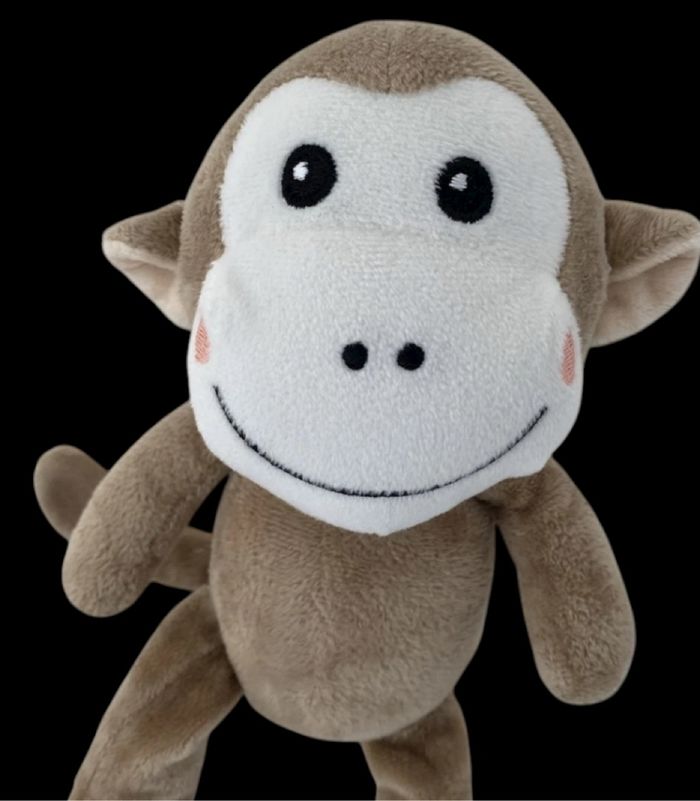 ❤️  Doudou peluche Singe Arthur et Lola Marron - photo numéro 2