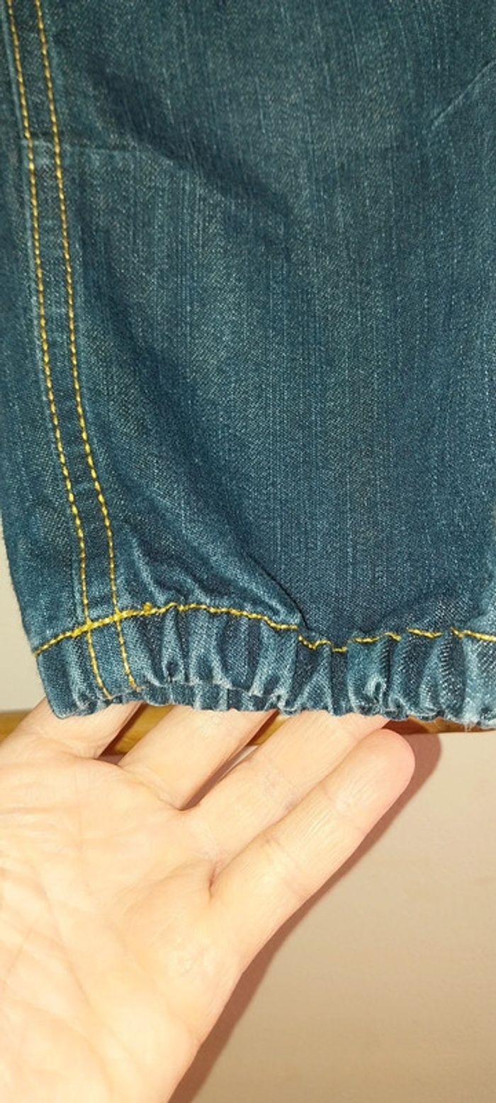 Jean baggy bleu brut 18 mois État neuf - photo numéro 3