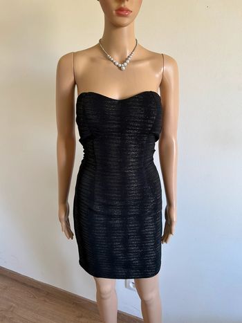 Robe bustier noire et brillante neuve Morgan taille S (valeur 55€)