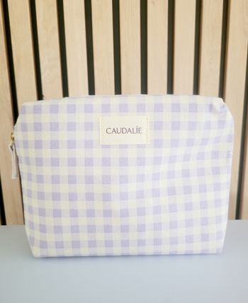 🌼 Caudalie trousse carreaux vichy