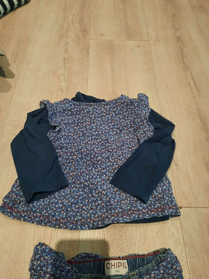 Llt ensemble jean 18 mois jupe robe ensemble - photo numéro 5